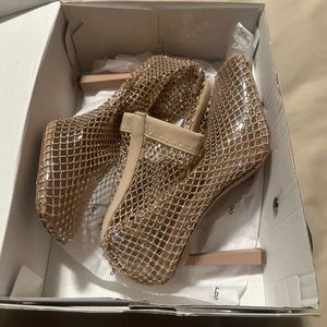 Women rinestone heels